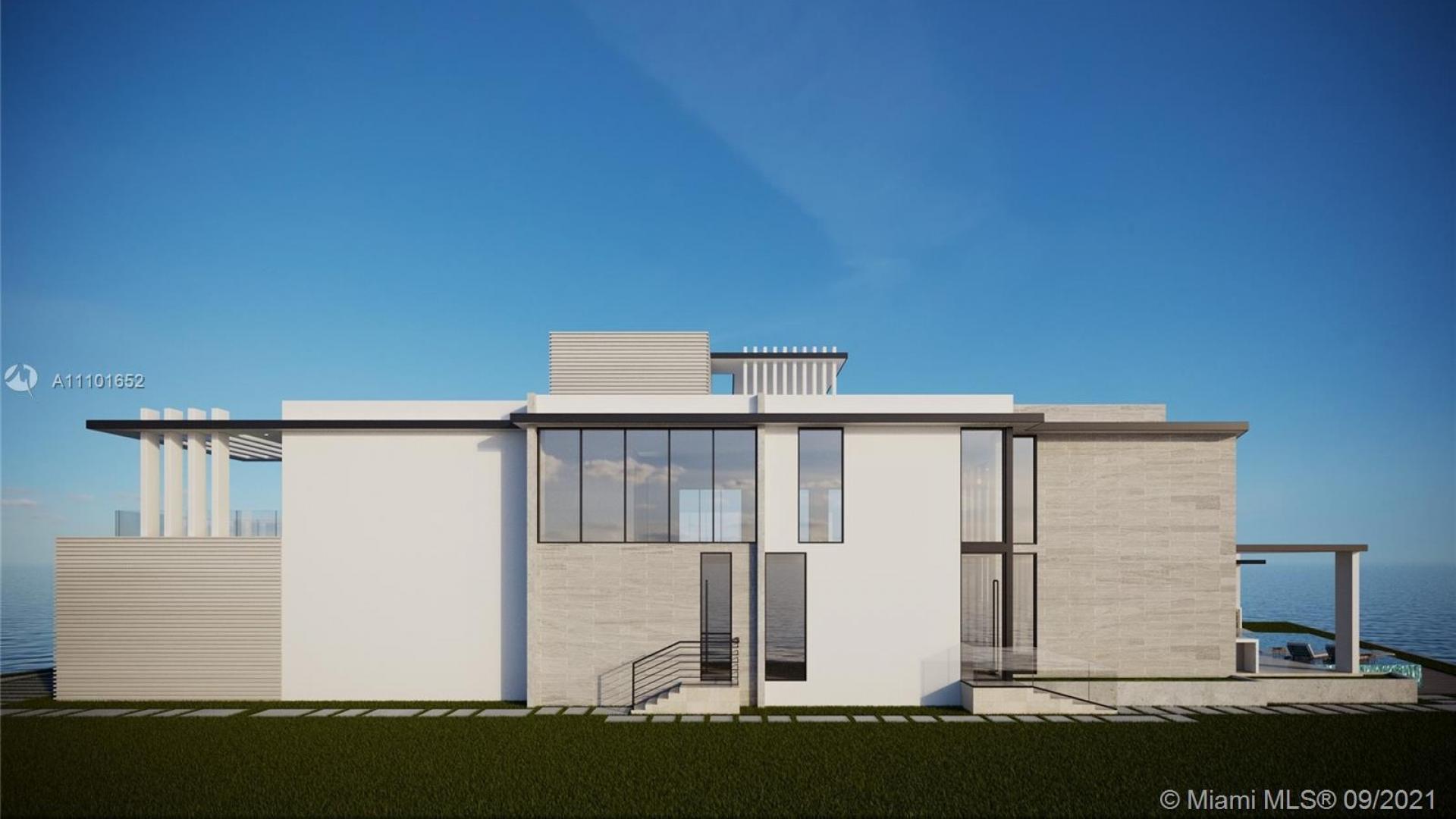 Floorplan of meticulously crafted 7-bedroom villa in Miami Beach, for sale in Florida